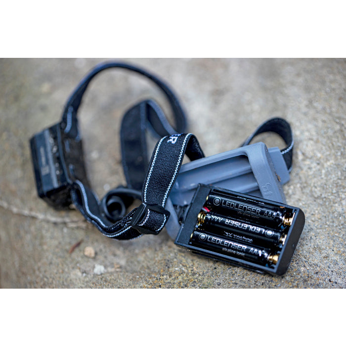 Ledlenser NEO3 Hodelykt 400 lumen – Hvit/Grønn