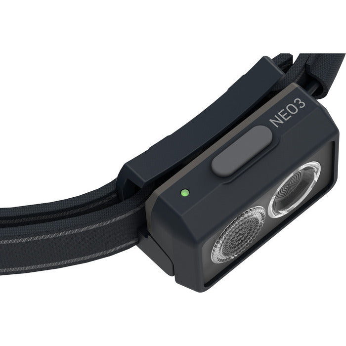Ledlenser NEO3 Hodelykt 400 lumen – Sort/Grå