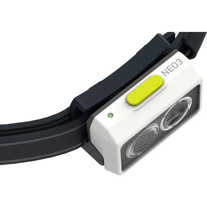 Ledlenser NEO3 Hodelykt 400 lumen – Hvit/Grønn