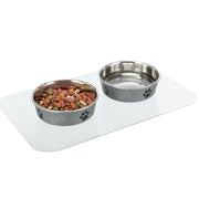 Matunderlag til hund og katt 48x30 cm – PVC transparent