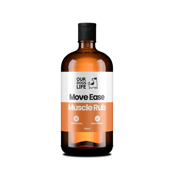 Muskelgel for hund – MoveEase Muscle Rub (250 ml)