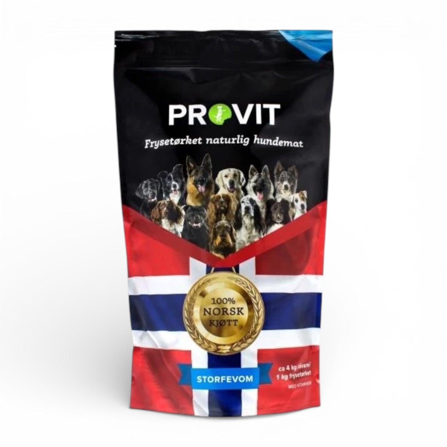 PROVIT frysetørket storfevom (1 kg)