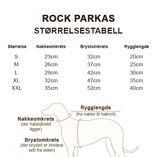 Parkas til hund – fôret jakke med hette (khaki/grønn)
