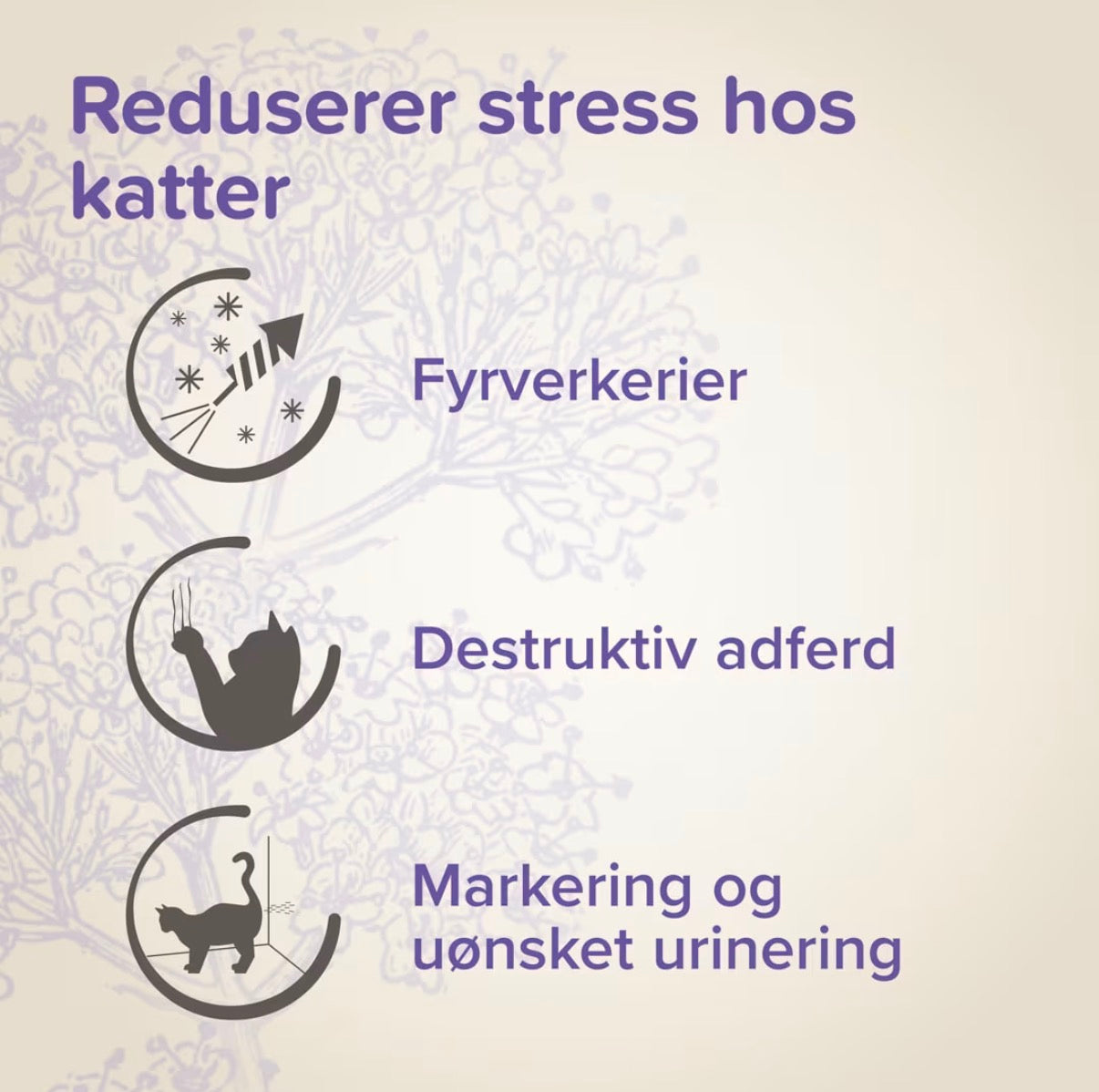 Beaphar Calming beroligende halsbånd til katt med valerian og lavendel