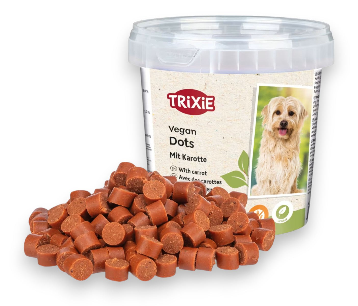 Trixie Vegan Dots hundegodbiter med gulrot 200 g