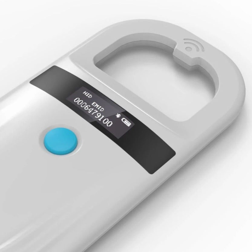 Chipleser blåtann RFID – Chip skanner for hund & katt