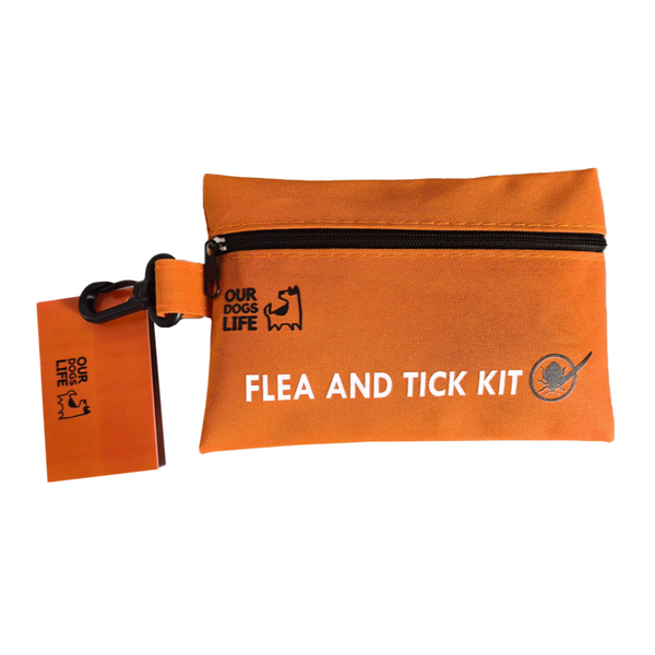 Flått og loppefjerning til hund – komplett sett - Flea & Tick Kit - OurDogsLife