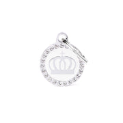 Glam - "Crown White Circle Strass"