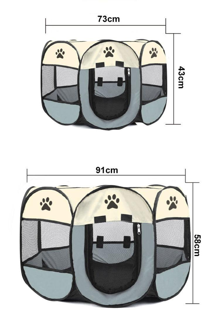 Sammenleggbart hundebur - Valpegård - Kattehus - Hundevennen