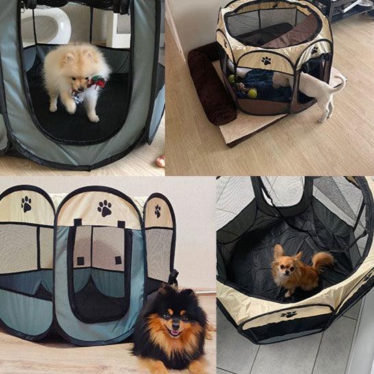 Sammenleggbart hundebur - Valpegård - Kattehus - Hundevennen