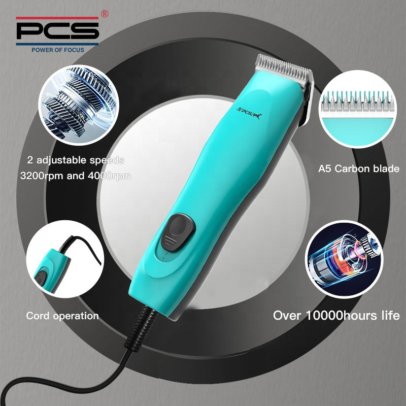 PCS CP-9020 Profesjonell Klippemaskin – Børsteløs Motor (5 farger)