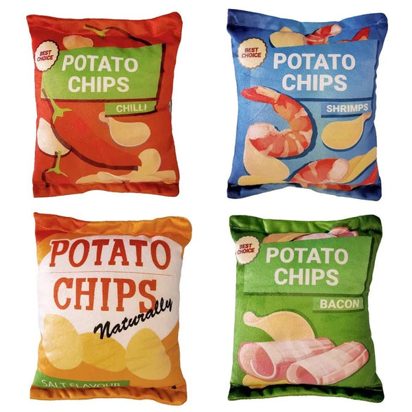 Hundeleke - Potetchips med piper - Hundevennen