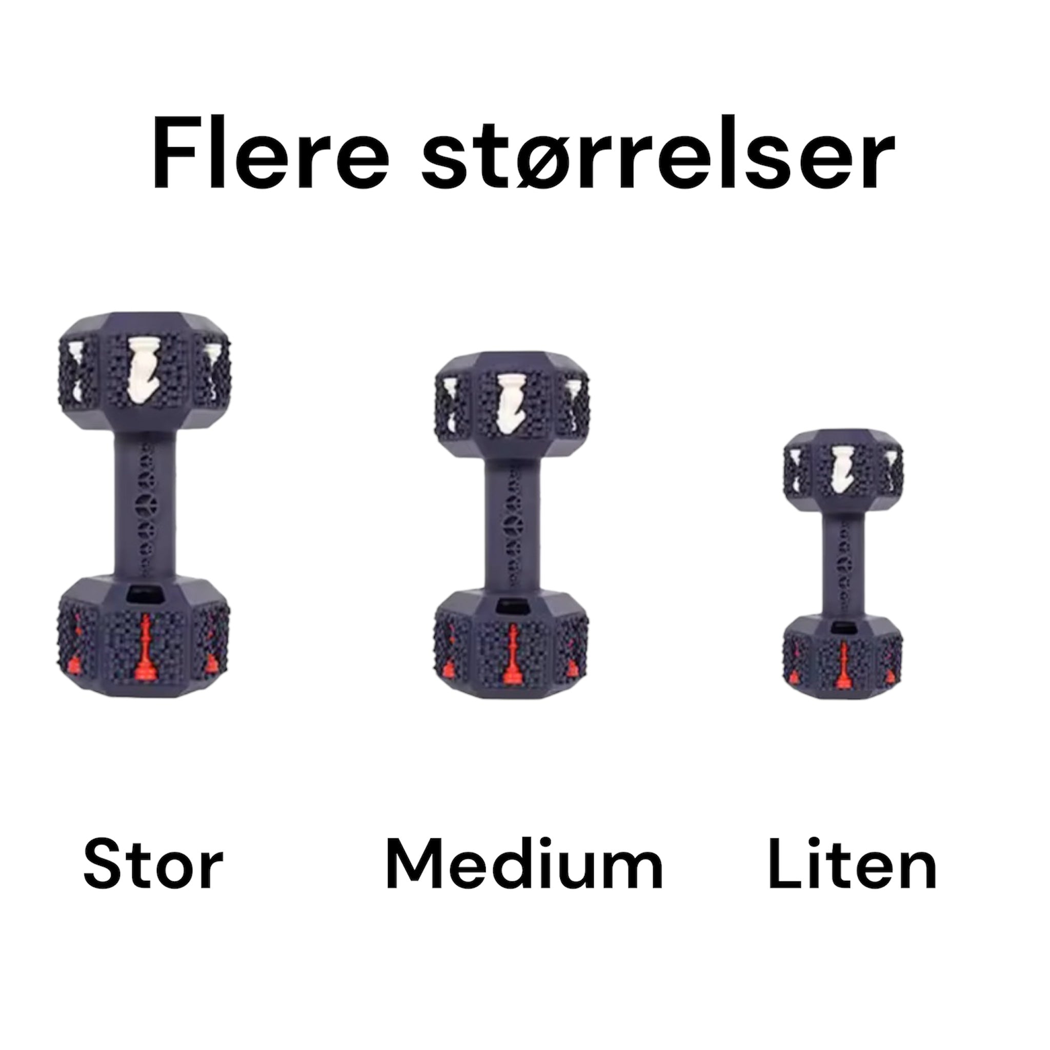 Slitesterk hundeleke med godbitdispenser – Perfekt for store og mellomstore hunder