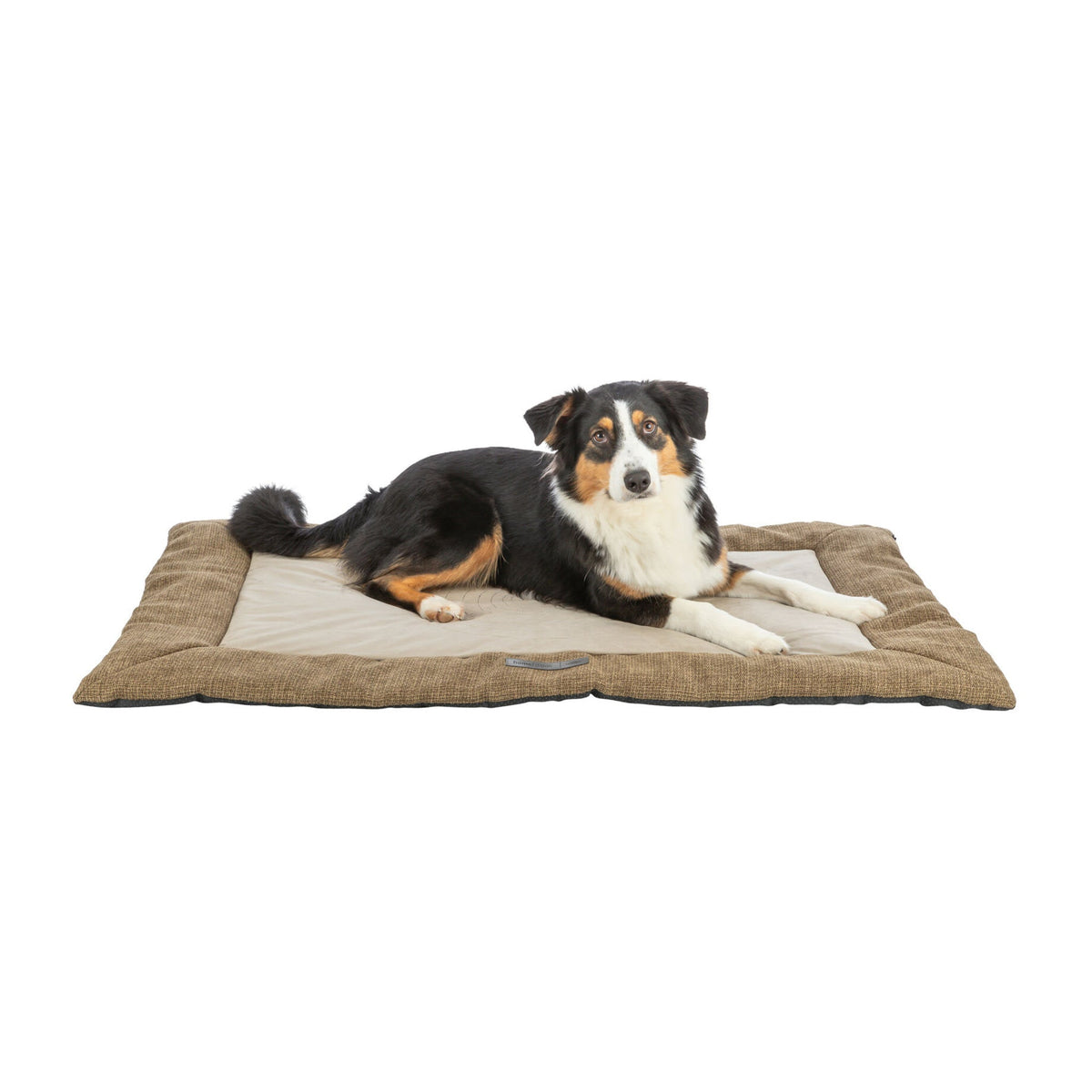 Hund på hundematte Viviana Home Edition fra Trixie med broderi, brun
