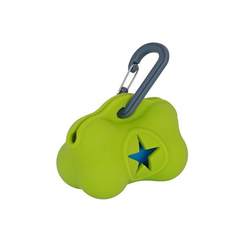 Hundeposeholder i silikon – Lime, Turkis eller Rosa