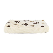 Hundepute Gino med potemønster i beige