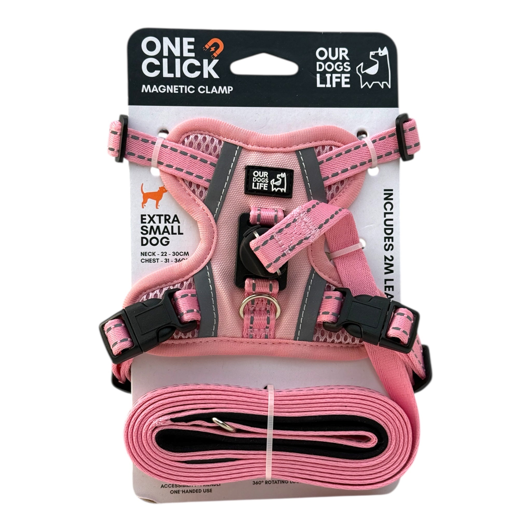 OurDogsLife hundesele med magnetlås