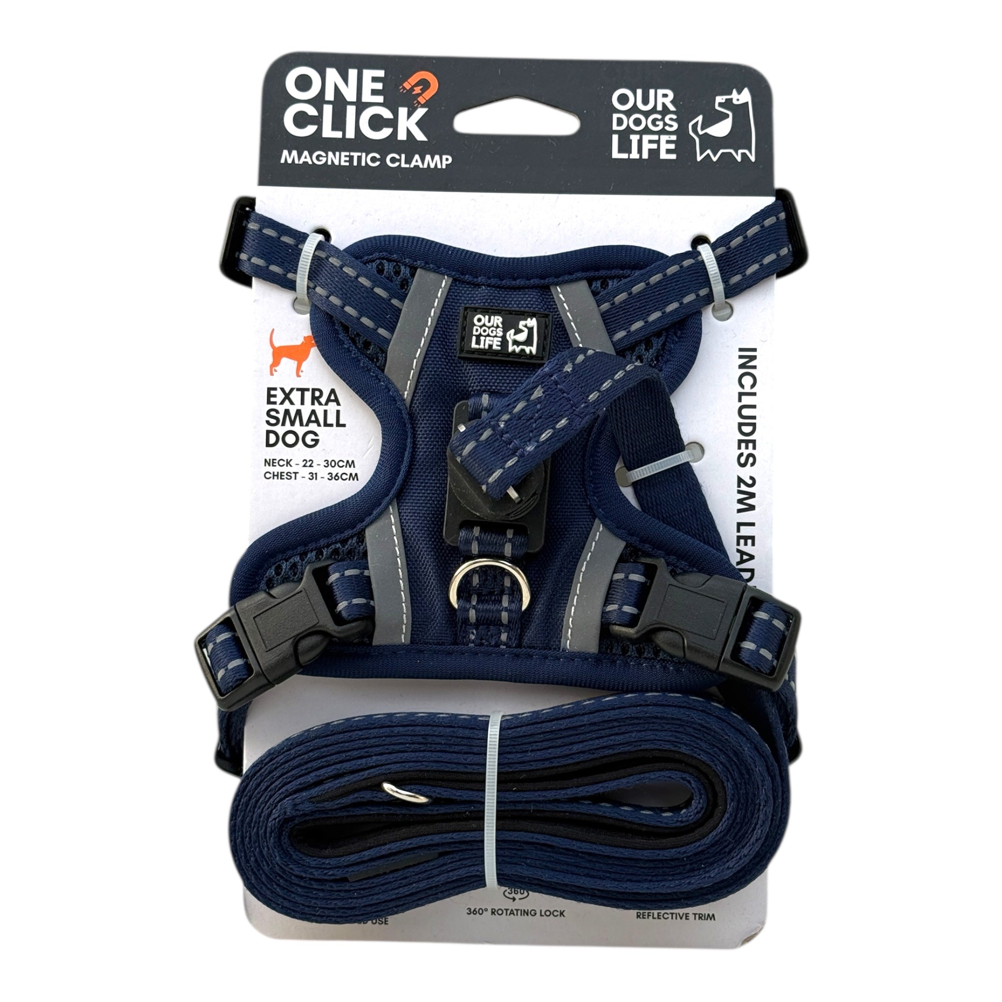 OurDogsLife hundesele med magnetlås
