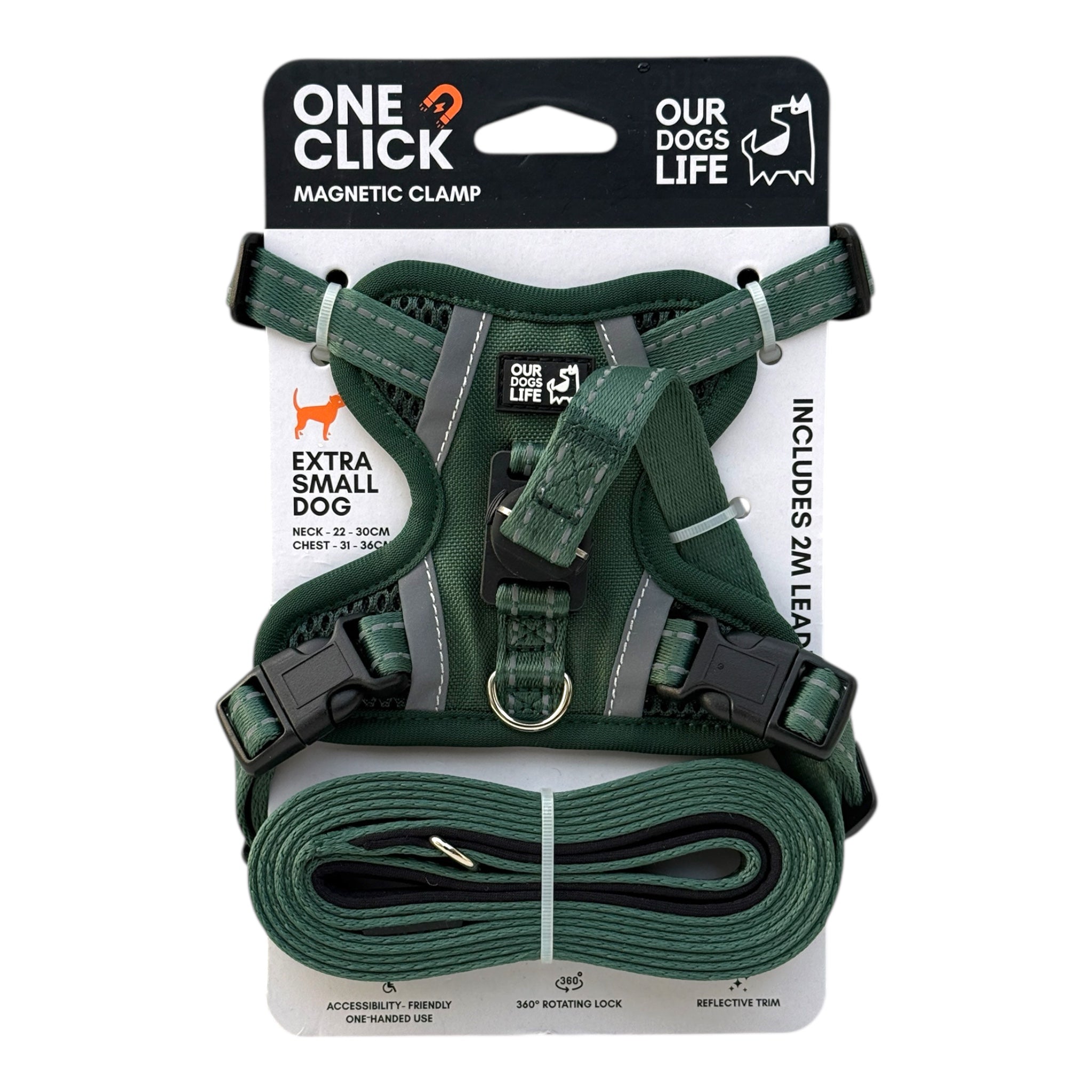 OurDogsLife hundesele med magnetlås