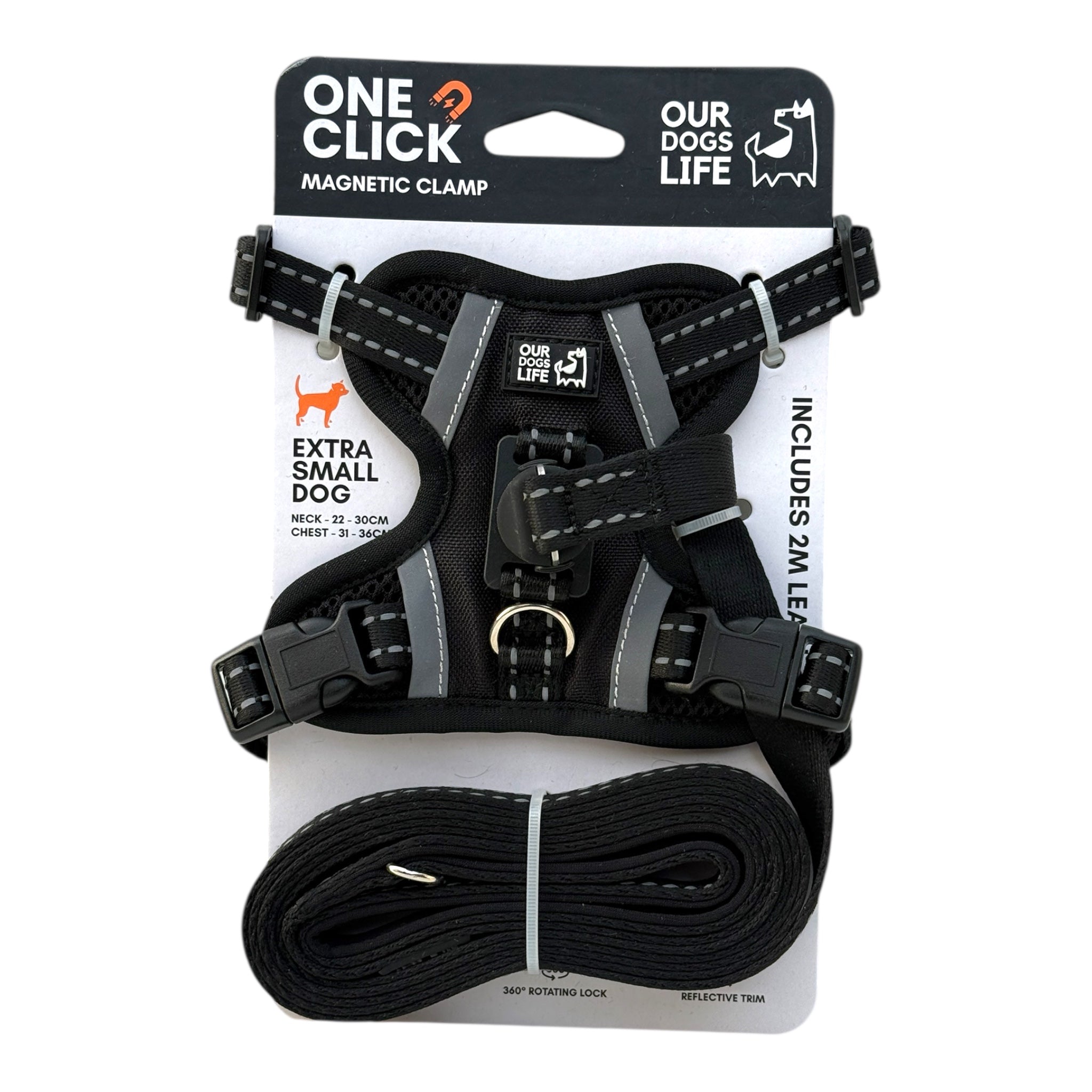 OurDogsLife hundesele med magnetlås