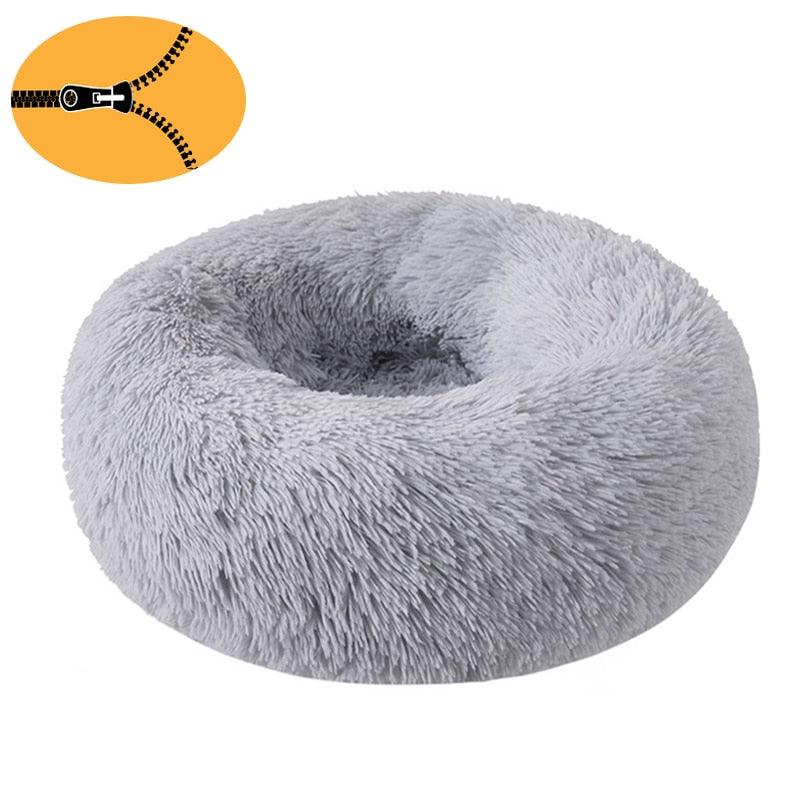 Hundeseng Donut / Fluffy Hundeseng - Avtagbart trekk - Hundevennen