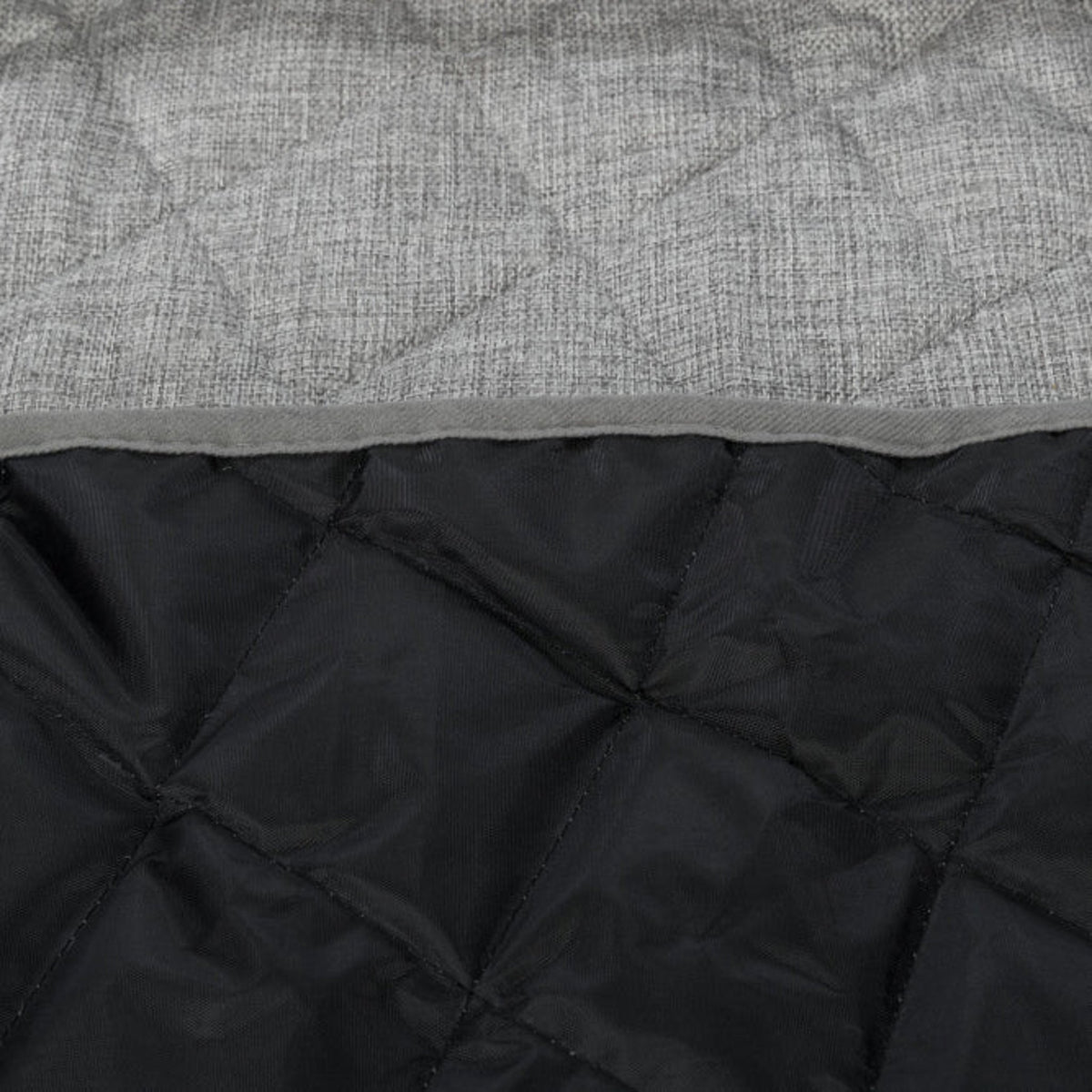 Nærbilde av hundeseng Nero Soft Edition for sofaen, lysegrå