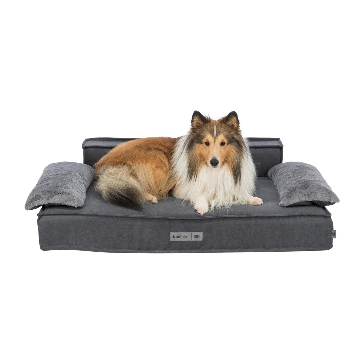 Hund i hundesofa Liano Home Edition med avtakbart trekk, grå