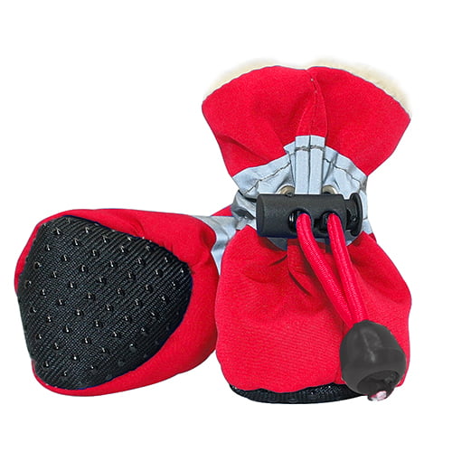 Fôrede hundesokker med refleks