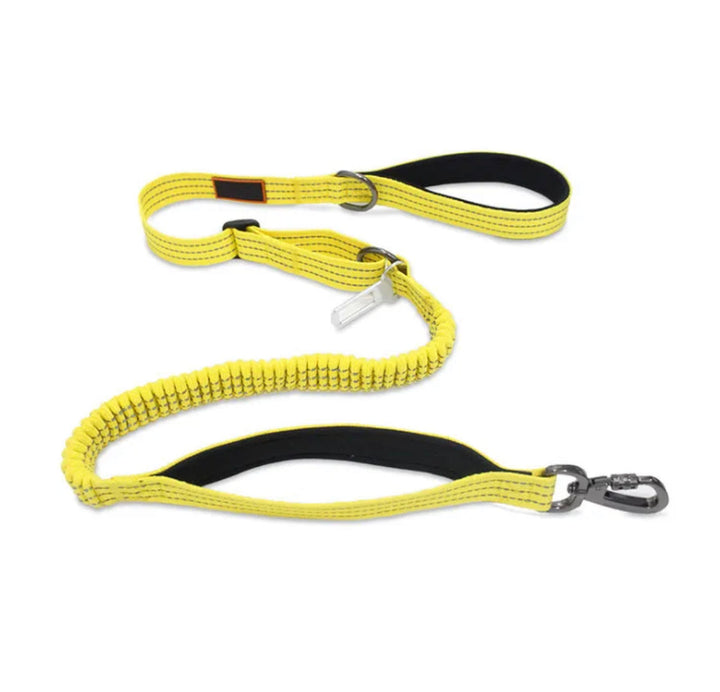 Kobbel med bilselefeste - Elastisk kobbel - QQPETS - Hundevennen