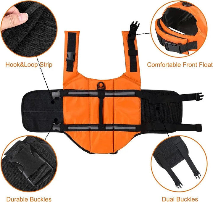 Redningsvest hund - Redningsvest til hund - Hundevennen