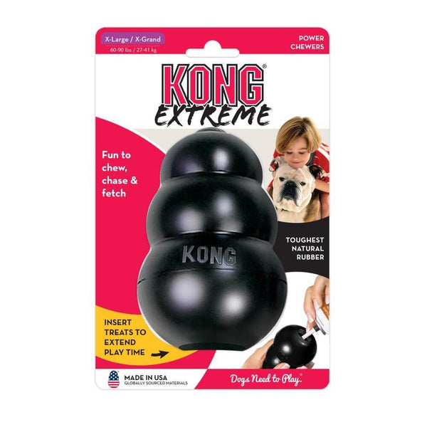 KONG Extreme – Sort, ekstra sterk hundeleke