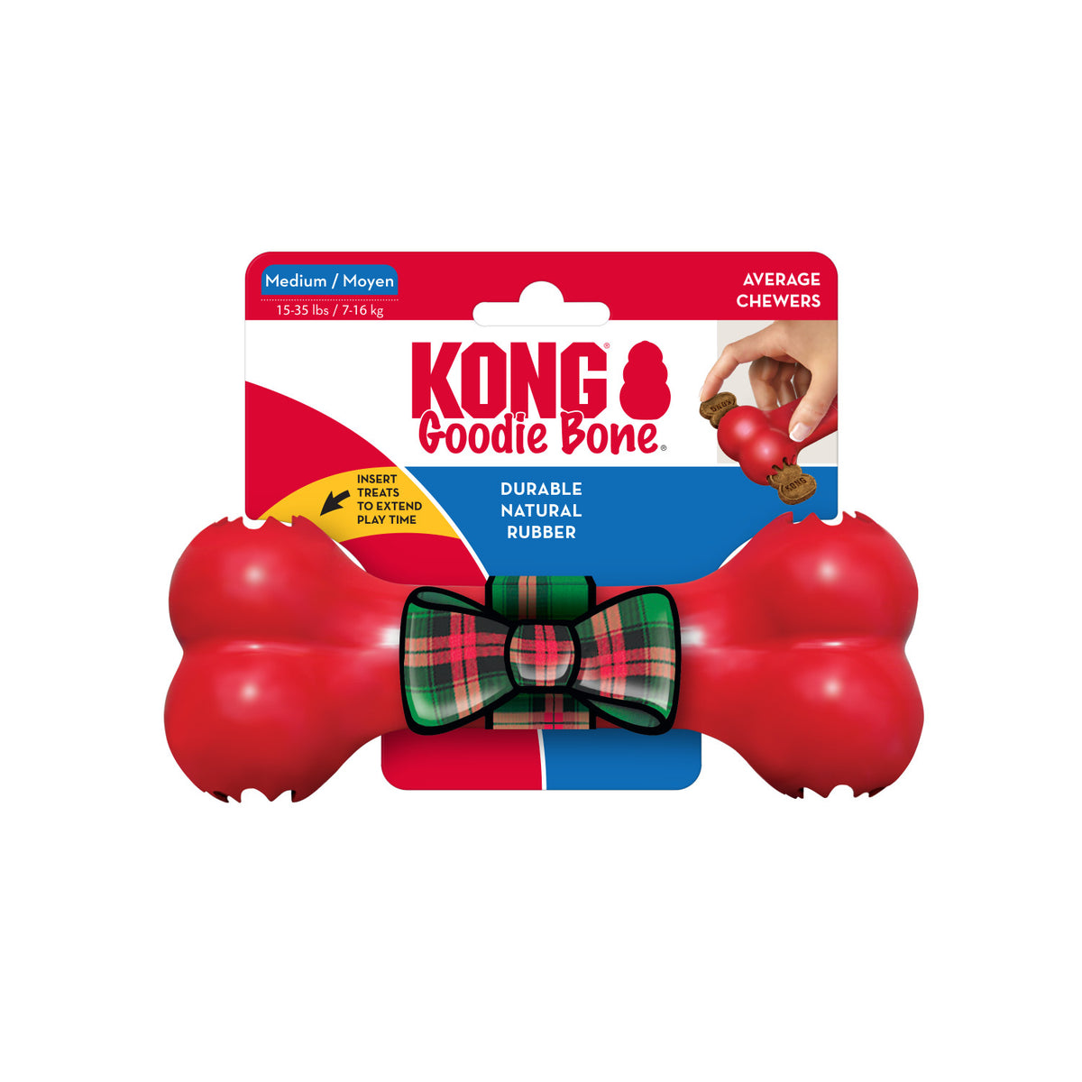 Kong Holiday Goodie Bone M
