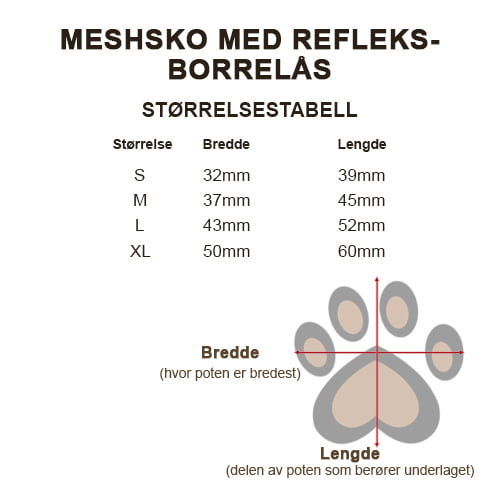 Pustende hundesokker med refleks – vanntett såle og antiskli (4 stk)
