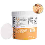 Øyevåtservietter til hund (100 stk) - Our Dogs Life