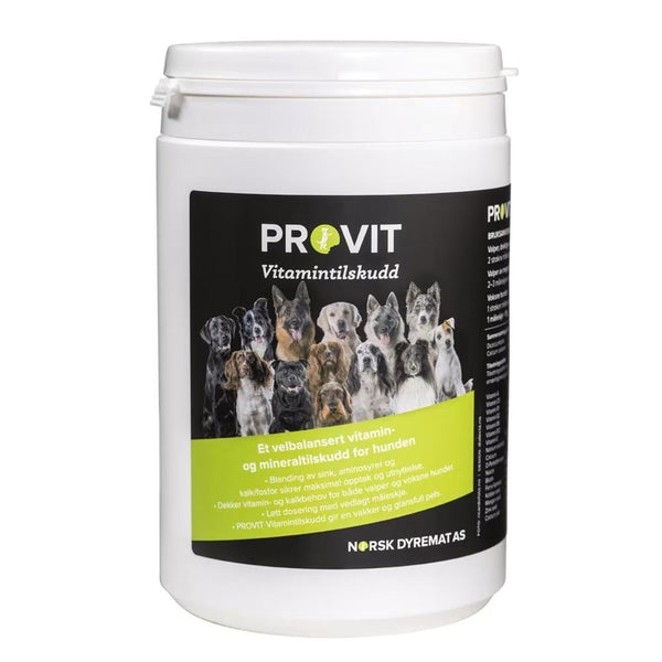 PROVIT vitamintilskudd – kalsium- og mineraltilskudd for kjøttrike dietter
