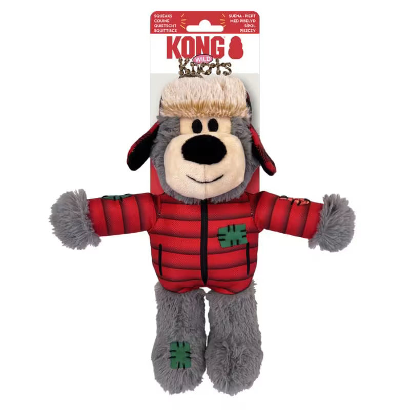 KONG Holiday Wild Knots Bear
