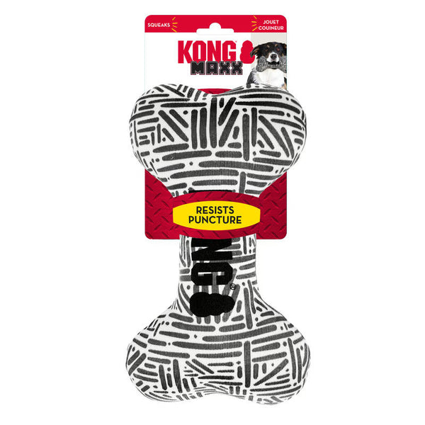 KONG Maxx Bone – slitesterkt tygge- og apportleketøy med pipelyd