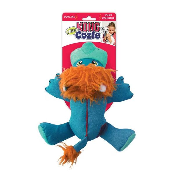 KONG Cozie Ultra Lucky Lion M – myk og slitesterk hundeleke