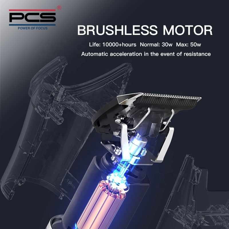 PCS CP-9020 Profesjonell Klippemaskin – Børsteløs Motor (5 farger)