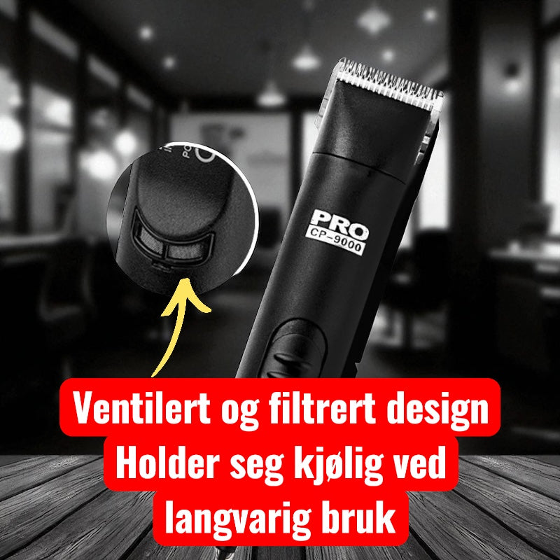 PCS Pro CP-9000 – Profesjonell klippemaskin for hund, katt og andre dyr