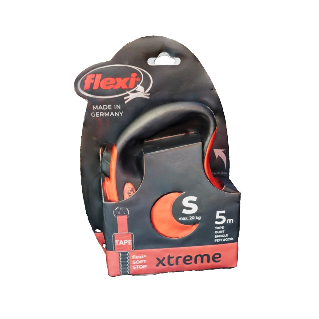 Flexi Xtreme S rullekobbel 5 m sort/oransje