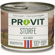 PROVIT storfe våtfôr til hund 185 g