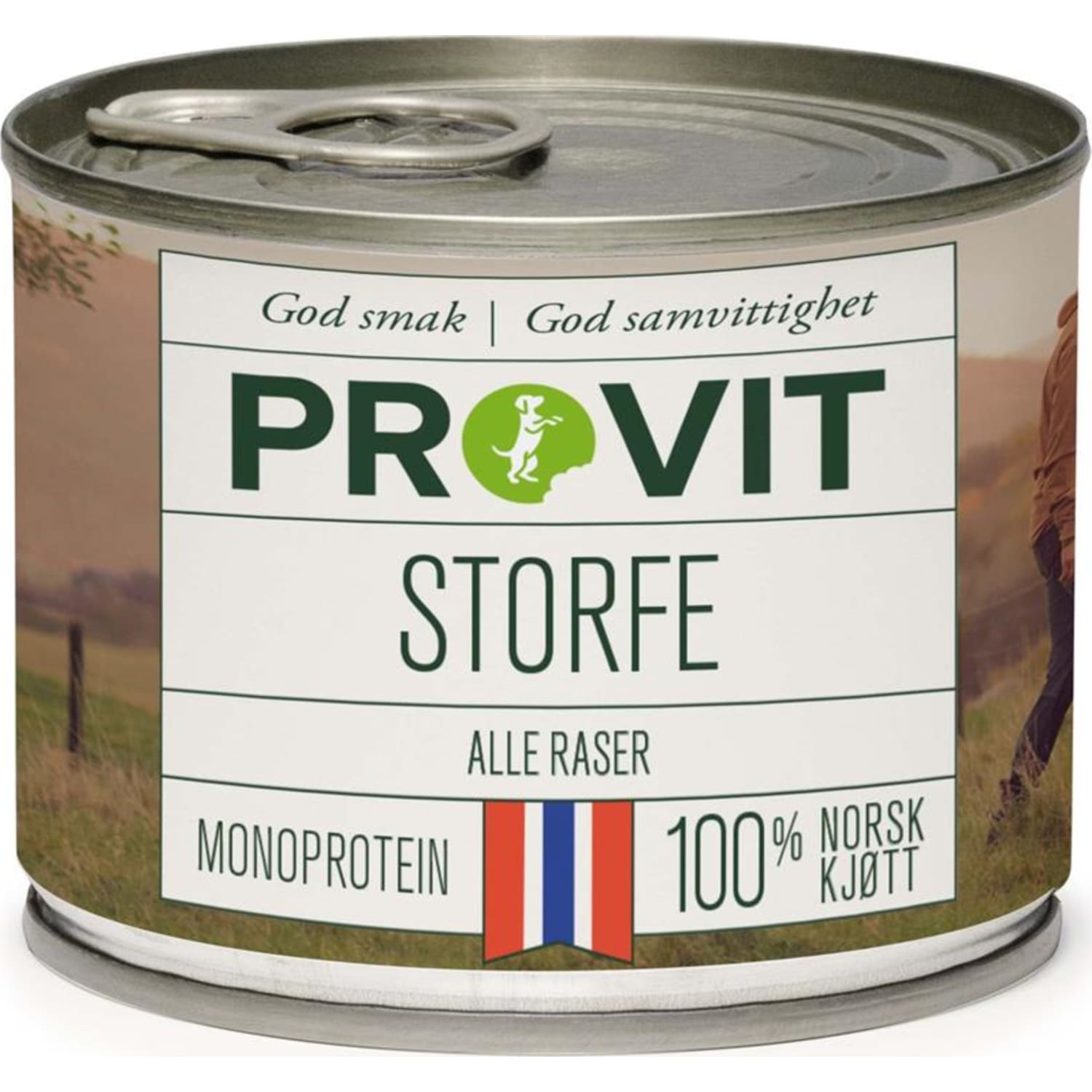 PROVIT storfe våtfôr til hund 185 g