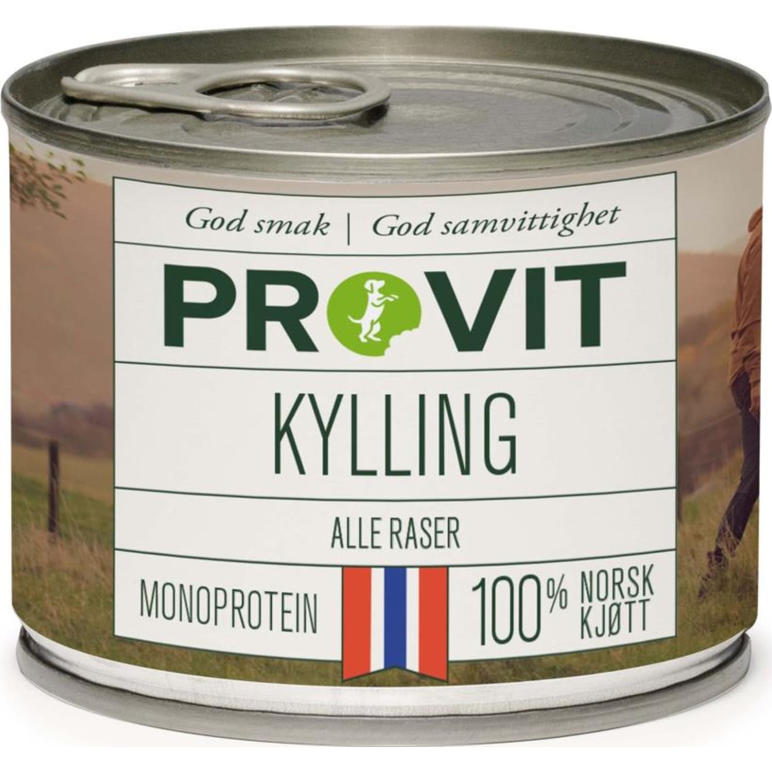 PROVIT kylling våtfôr til hund 185 g