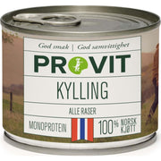 PROVIT kylling våtfôr til hund 185 g