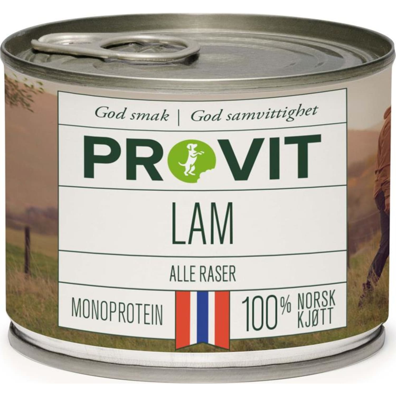 PROVIT lam våtfôr til hund 185 g