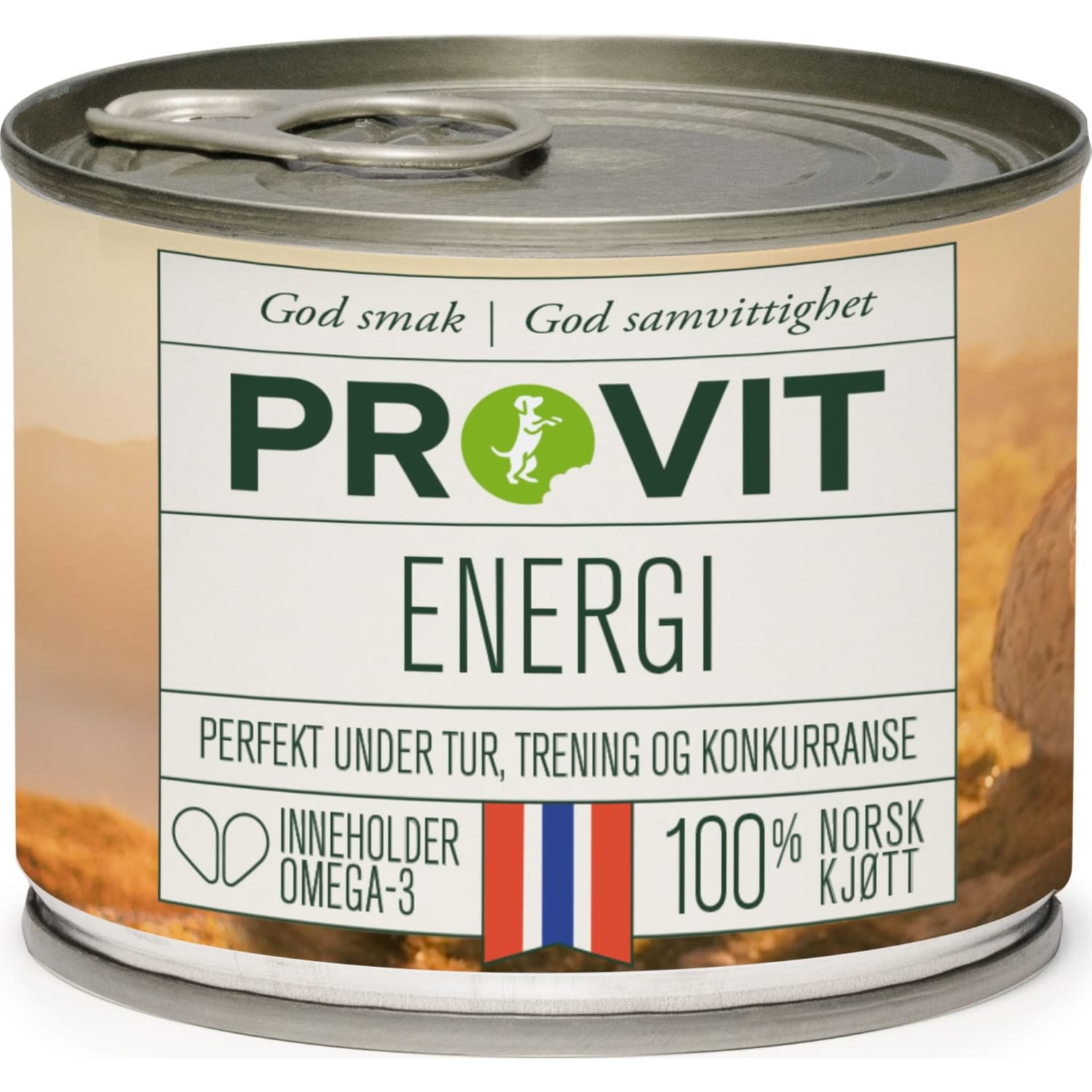 PROVIT ekstra energi våtfôr til hund 185 g