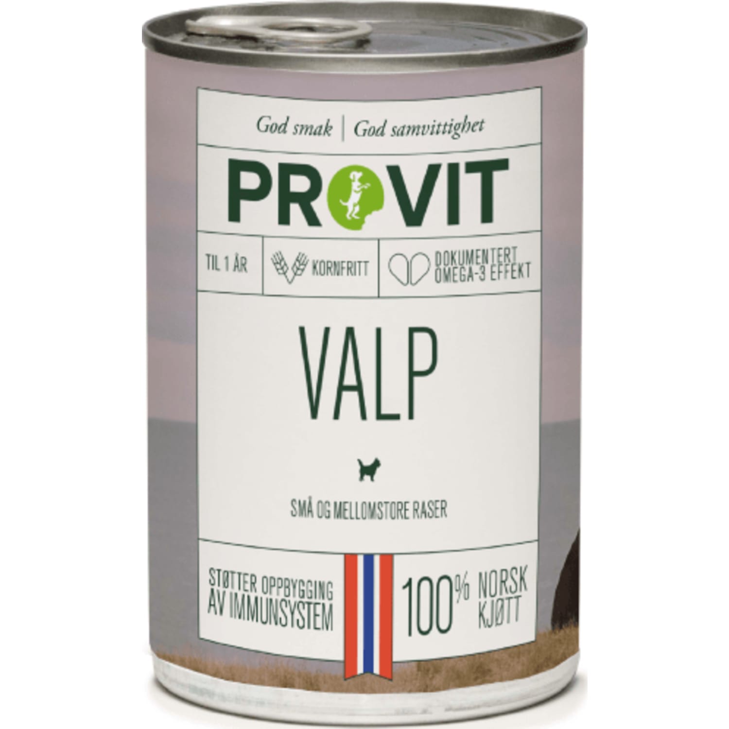 PROVIT valp små og mellomstore raser våtfôr 400 g