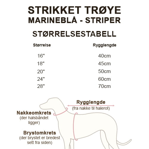 Strikket genser