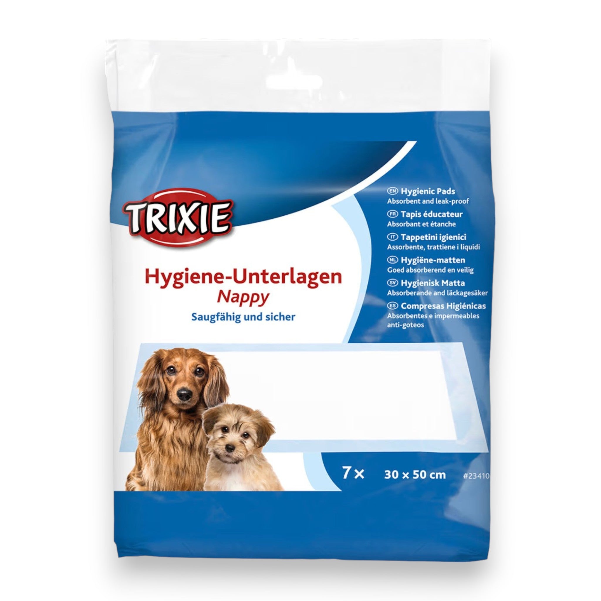 Trixie tisseunderlag til valp og liten hund, 30 × 50 cm, 7 stk.